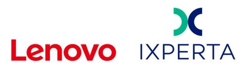 Výstřižek logo ixperta a lenovov